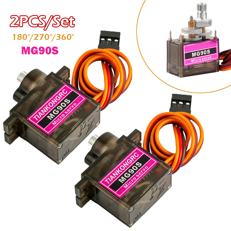 2PCS MG90S Full Metal Gear Mic - Drone Gimbal Controller recension och pris