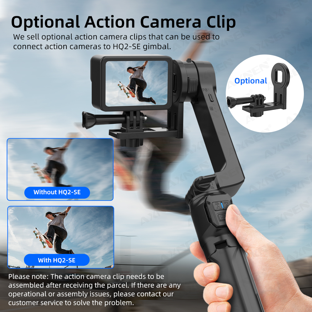 AXNEN HQ2-SE Smartphone Gimbal - Drone Gimbal For Gopro recension och pris