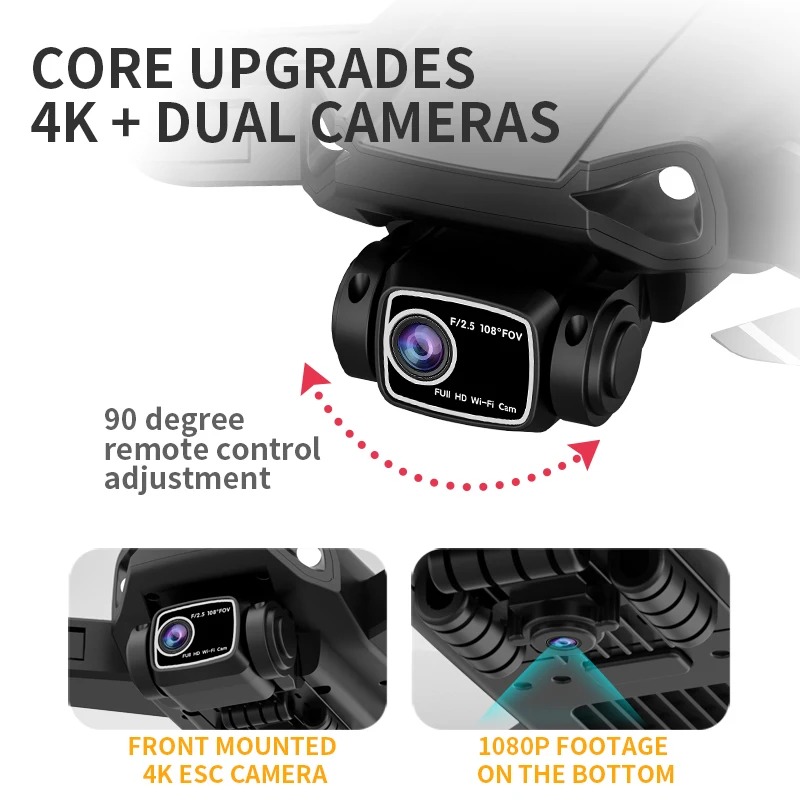 L900 PRO SE GPS Drone 4K Profe - Drone Gimbal Mount recension och pris
