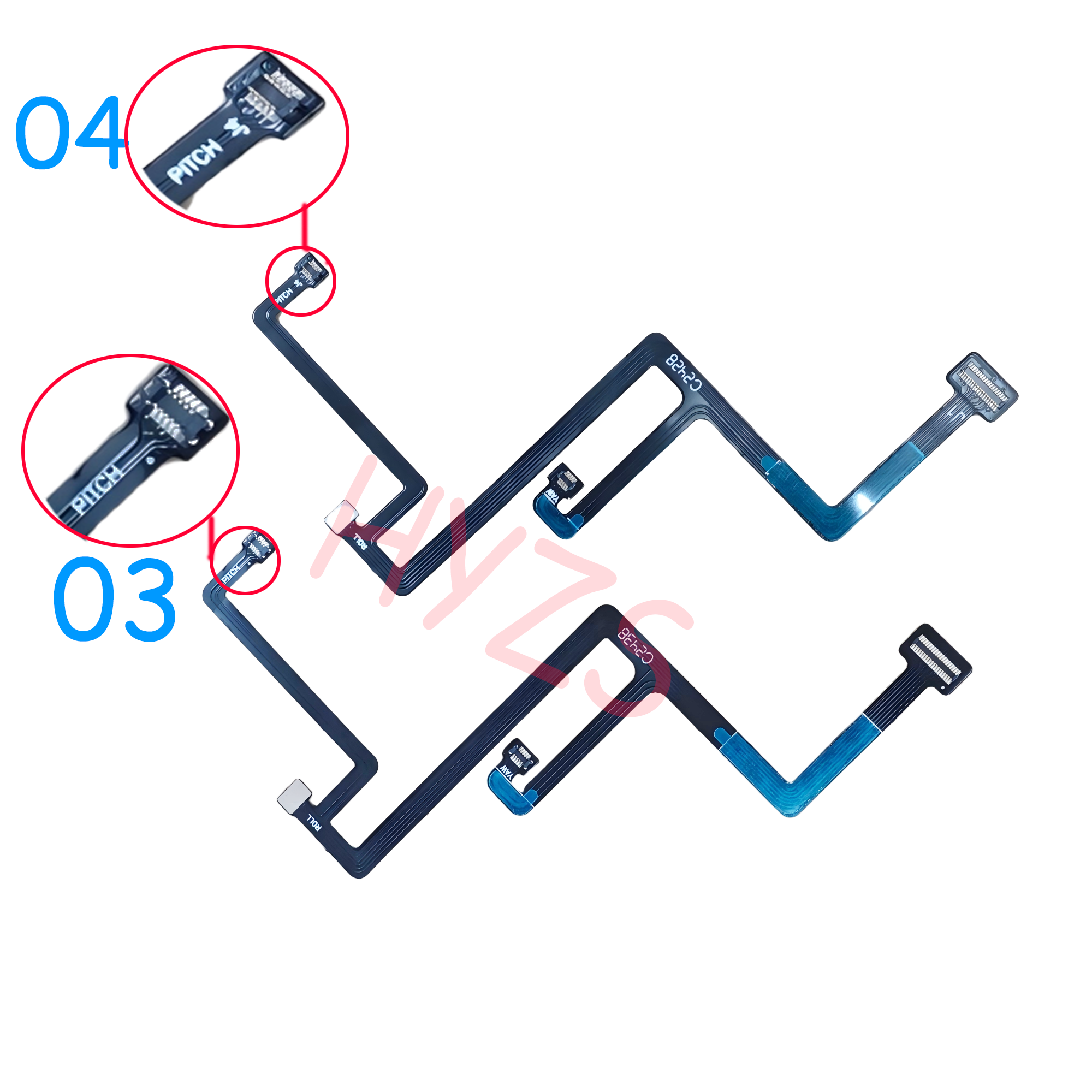 Hubsan Zino Pro/Pro Plus RC Dr - Drone Gimbal Ribbon Cable recension och pris