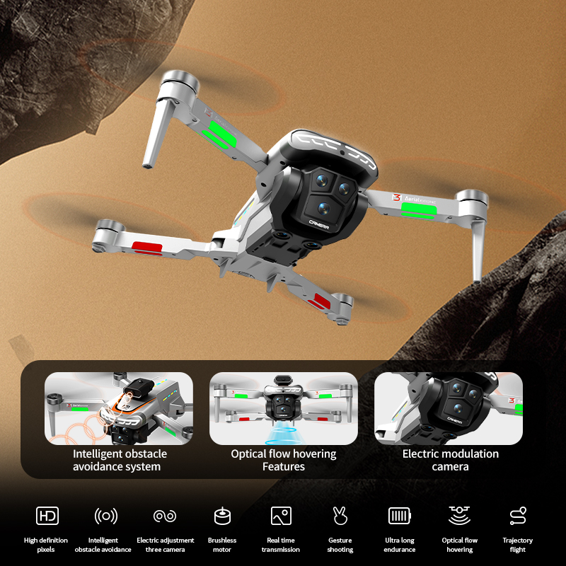 M3 Professional Drone 4K HD Ae - Drone Gimbal Brushless recension och pris