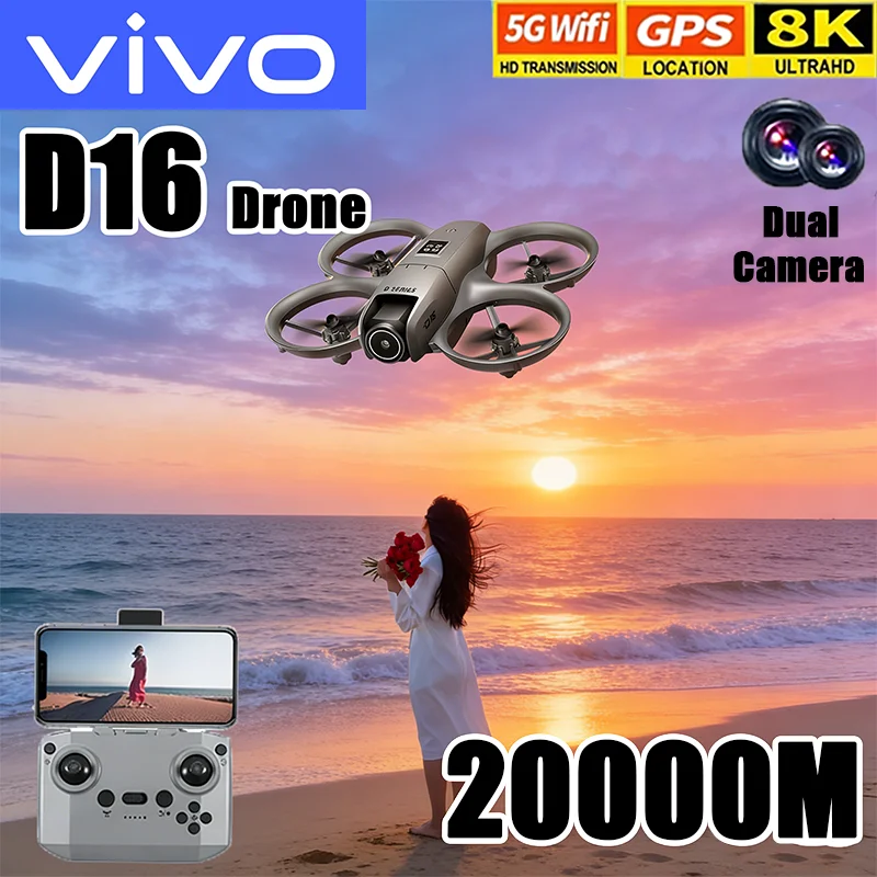 VIVO D16 Mini Drone 8K Camera  - Drone Gimbal 3 Axis recension och pris