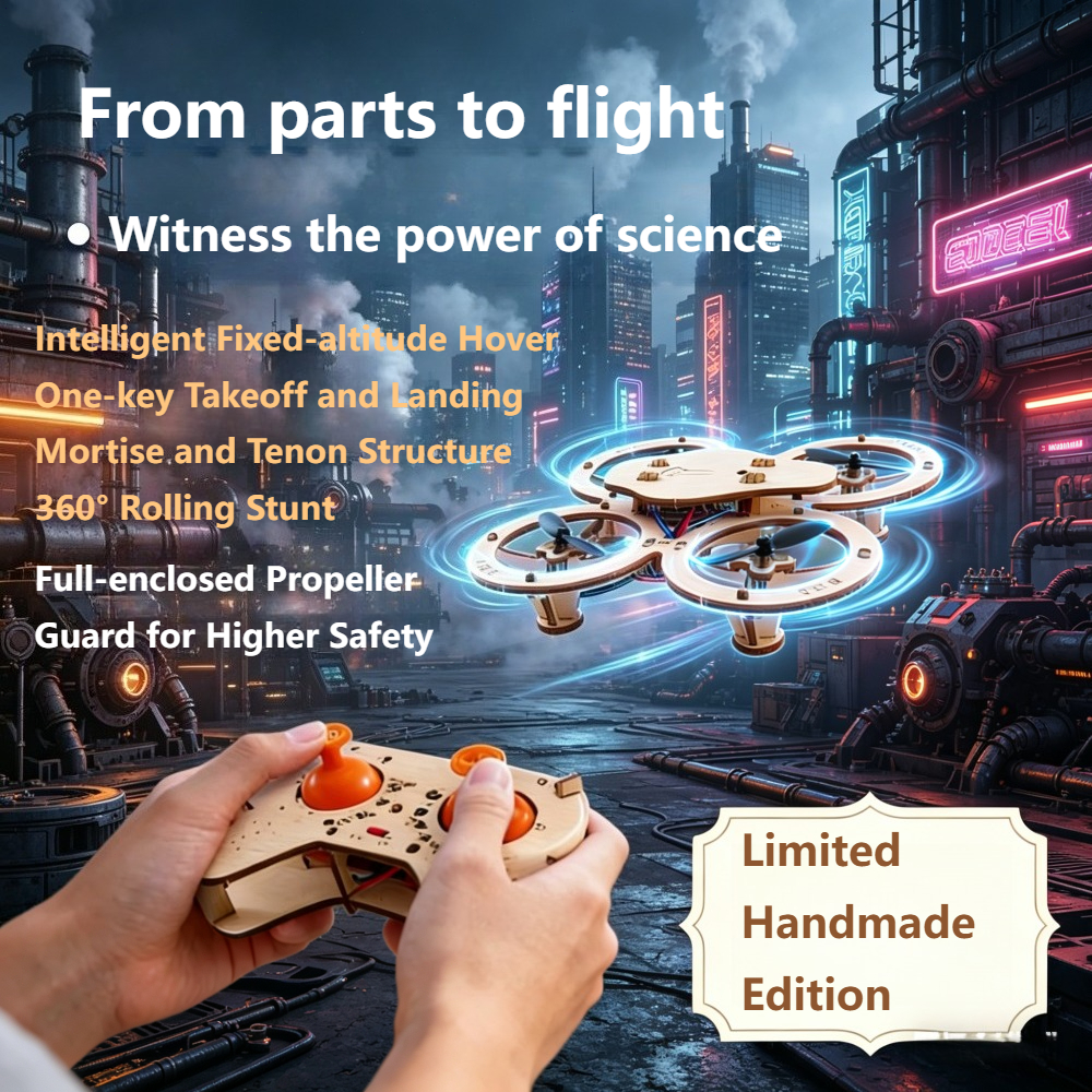 2026 New Wooden DIY Assembled  - Drone Gimbal Controller recension och pris