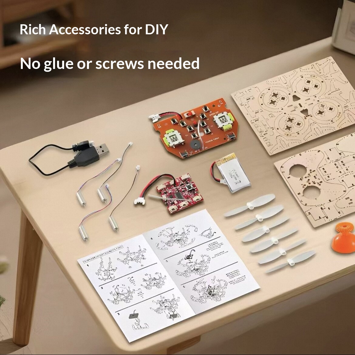 2026 New Wooden DIY Assembled  - Drone Gimbal Controller recension och pris