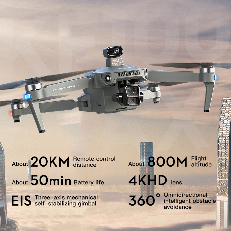 SJRC KF100 MAX 8K UHD Photo HD - Drone Gimbal Case recension och pris