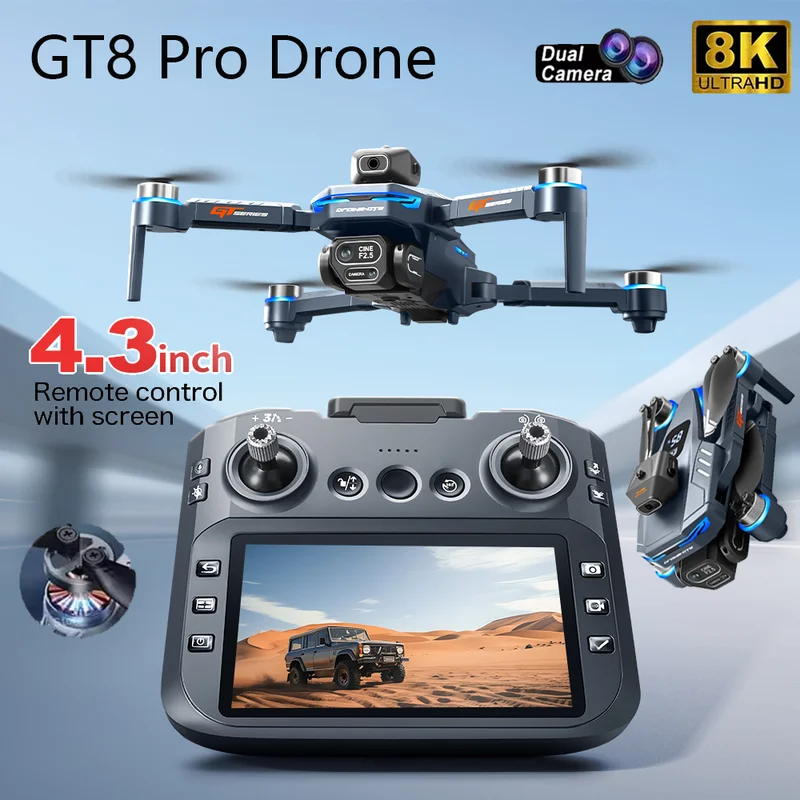 2026 New GT8 Drone GPS 8K Prof - Drone Gimbal Case recension och pris