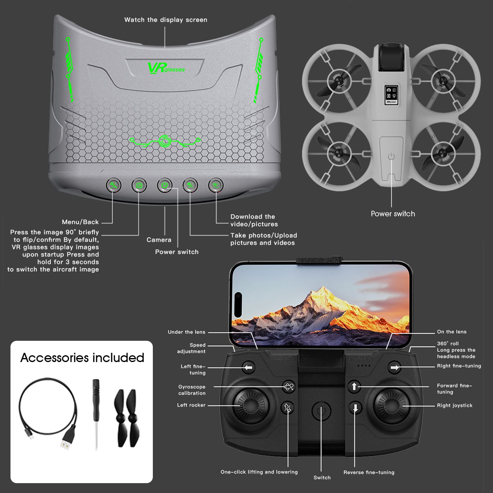 Mini Drone That Is Easy For Be - Drone Gimbal Brushless recension och pris