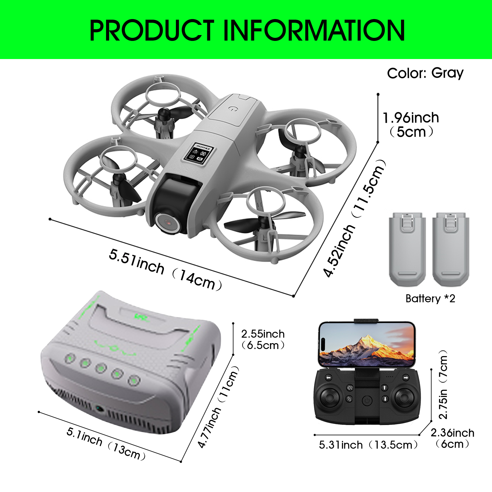 Mini Drone That Is Easy For Be - Drone Gimbal Brushless recension och pris