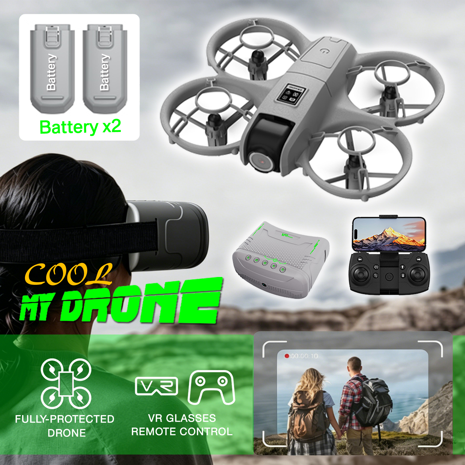 Mini Drone That Is Easy For Be - Drone Gimbal Brushless recension och pris
